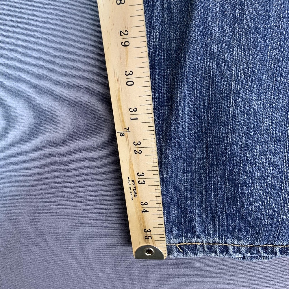 Levis 550 Jeans Mens 44x36 Blue Denim Relaxed Tapered Baggy Y2K Skater Hip Hop - Picture 9 of 13